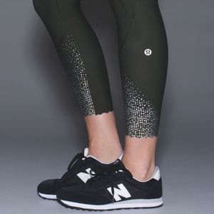 lululemon athletica Tight Stuff Reflective Running Crop with Scalloped Hem